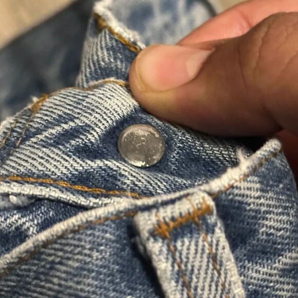 Vintage 70s Levi's 501XX Redline Selvedge Red Tab Denim Jeans Size 30X31 - Picture 3 of 9